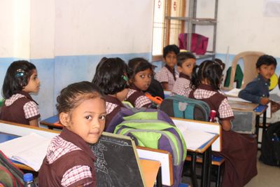 Primary class at work