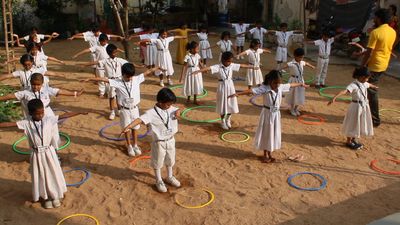Coordination practice for the little ones